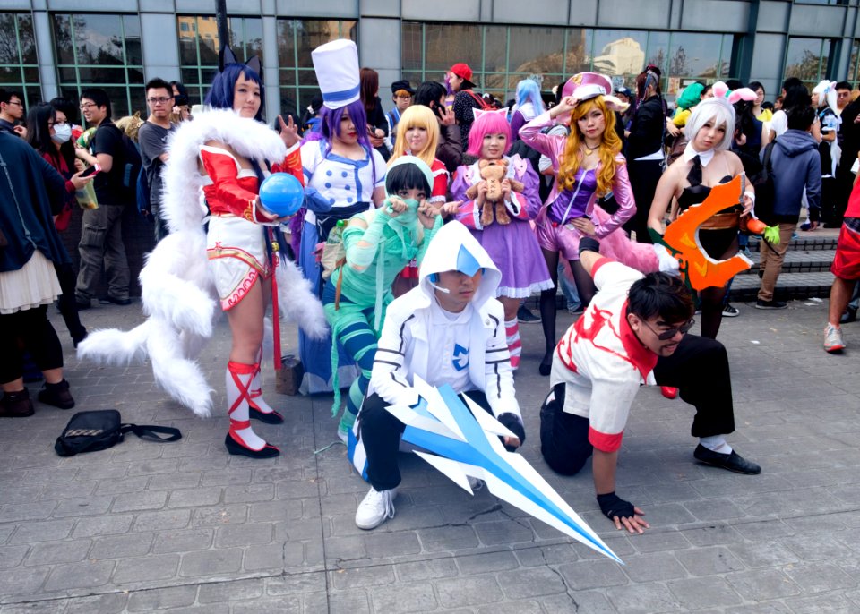 Group Portrait of League of Legends Cosplayers at CWT42 20160213