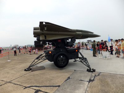 Hawk Missile Launcher Display at Gangshan Air Force Base 20111015