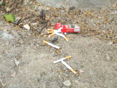 Hate of cigarette