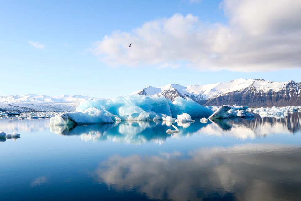 Waves nature ice photo