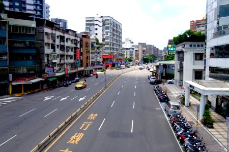 Northeast View of Songlong Road from Footbridge 20160715a