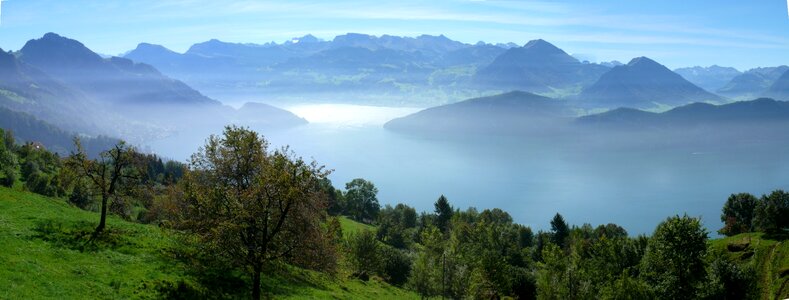 Rigi panorama lake lucerne region