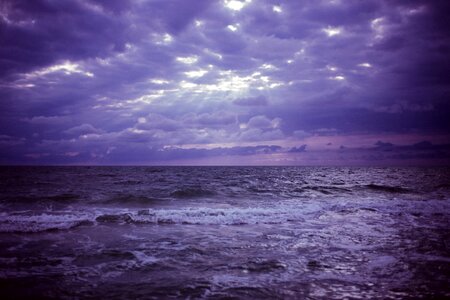 Storm ocean sea photo