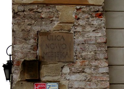 Nowomiejska Warszawa tabica