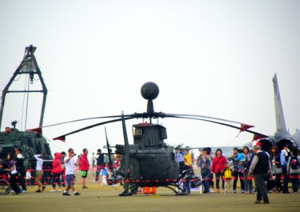 OH-58D at Ching Chuang Kang AFB Rear View 20111112
