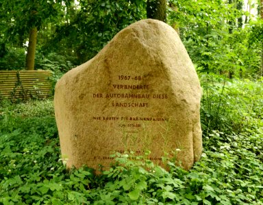 Gedenkstein Bau der Hansalinie 02
