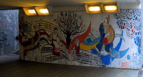 Gdańsk underpass graffiti 1 photo