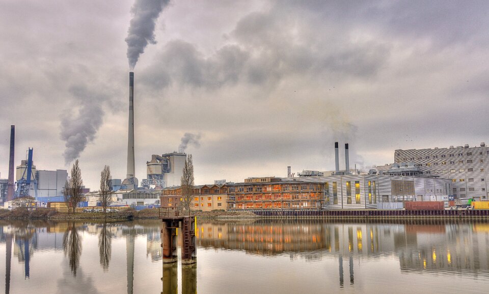 Smoke industry mill
