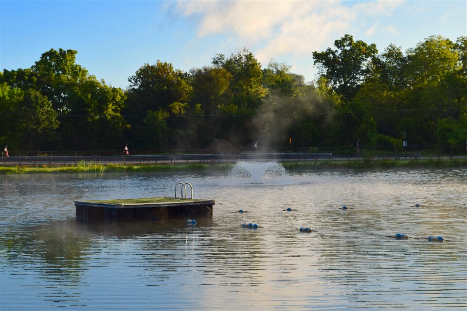Mist water landscape