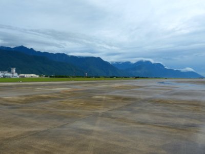 Northwest View of Hualien Air Force Base Runway 20160813