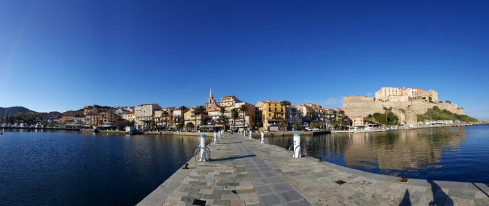 Calvi port old town