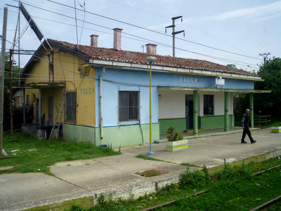 Golem train station Albania