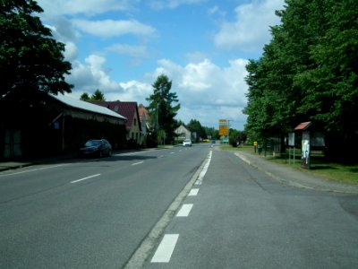 Grünewald, Guteborner Straße von der Hauptstraße (Grünewald 2017-05-25 03)