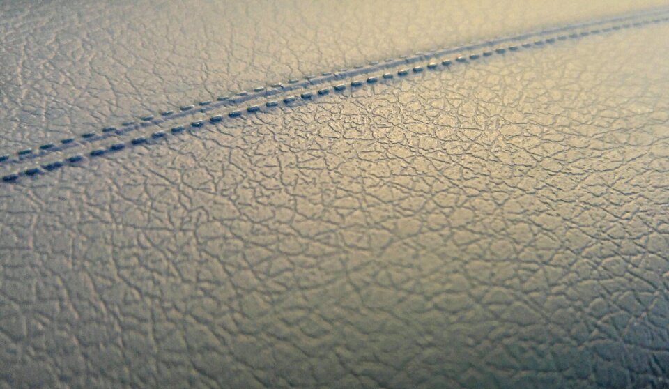 Sewing covering dark blue