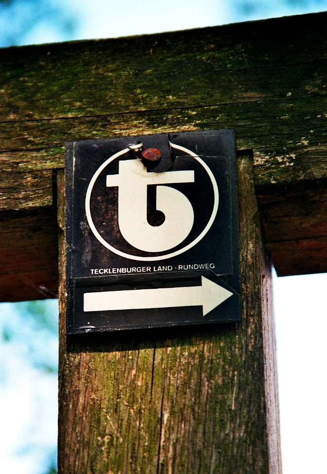 NSG Heiliges Meer Hiking Sign