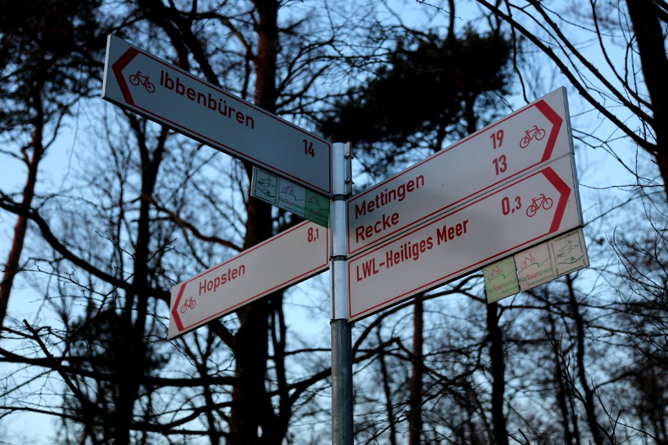 NSG Heiliges Meer Fingerpost