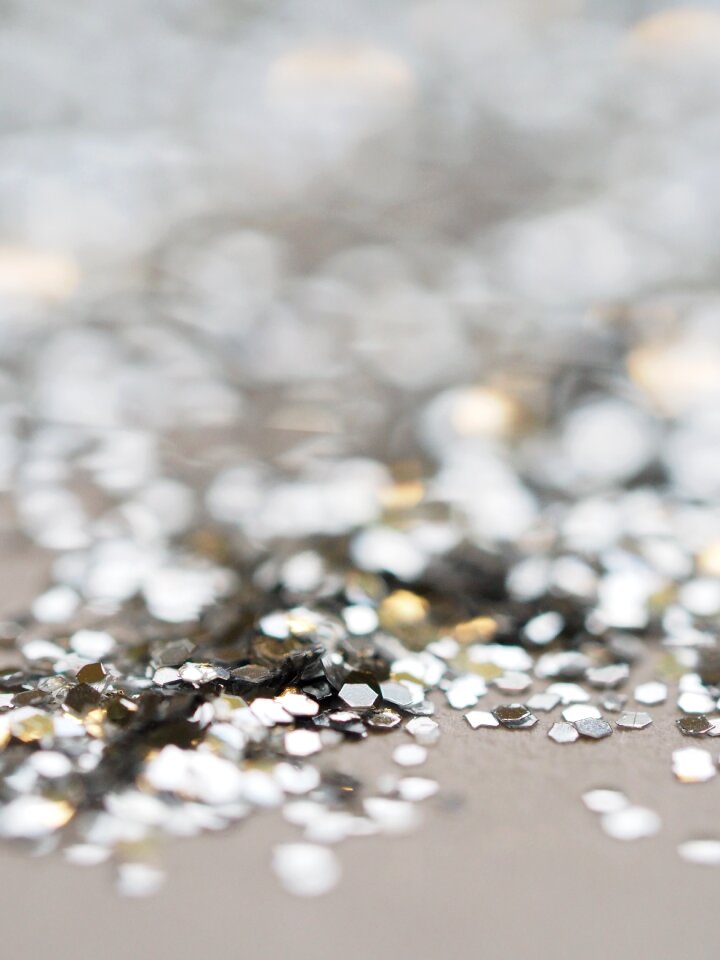 Nature glitter celebration