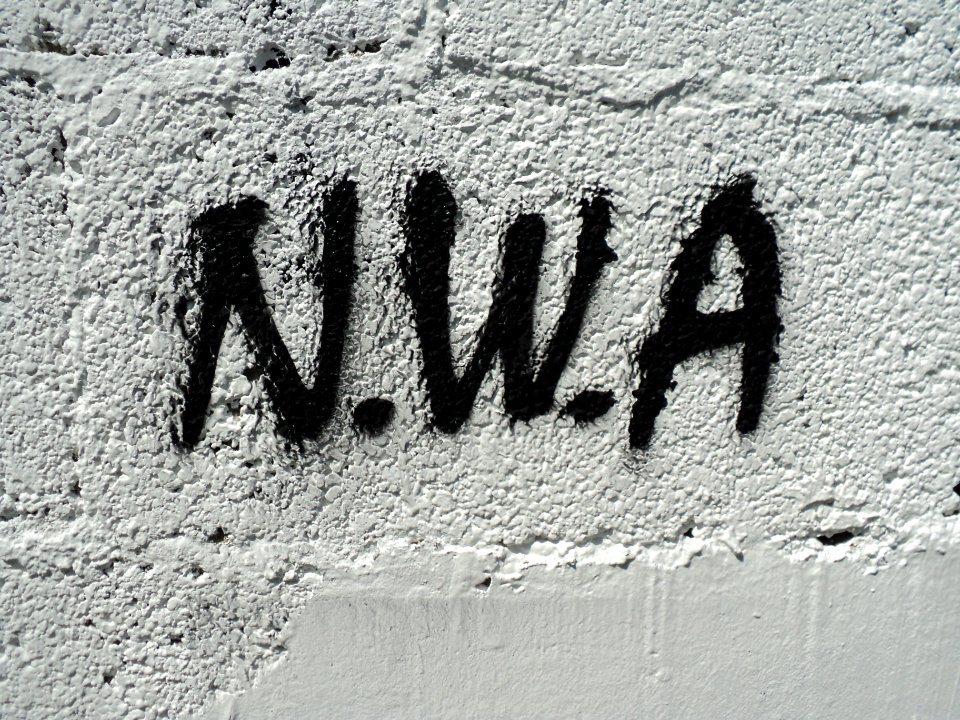 Logo N.W.A grafit
