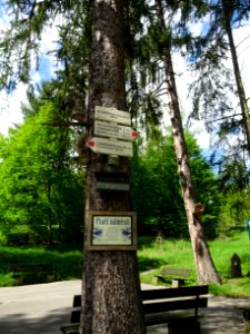 Luhačovice, Aloiska, turistické značení