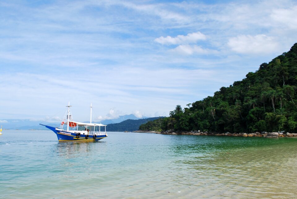 Boat sky landscape