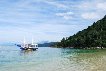 Boat sky landscape