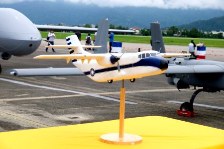 Model of AIDC XC-2 Display at Hualien Air Force Base Apron 20160813b
