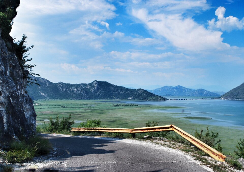 Sky landscape road