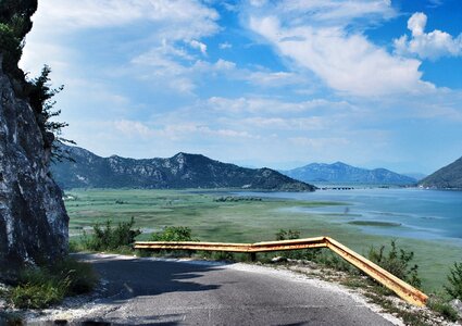 Sky landscape road