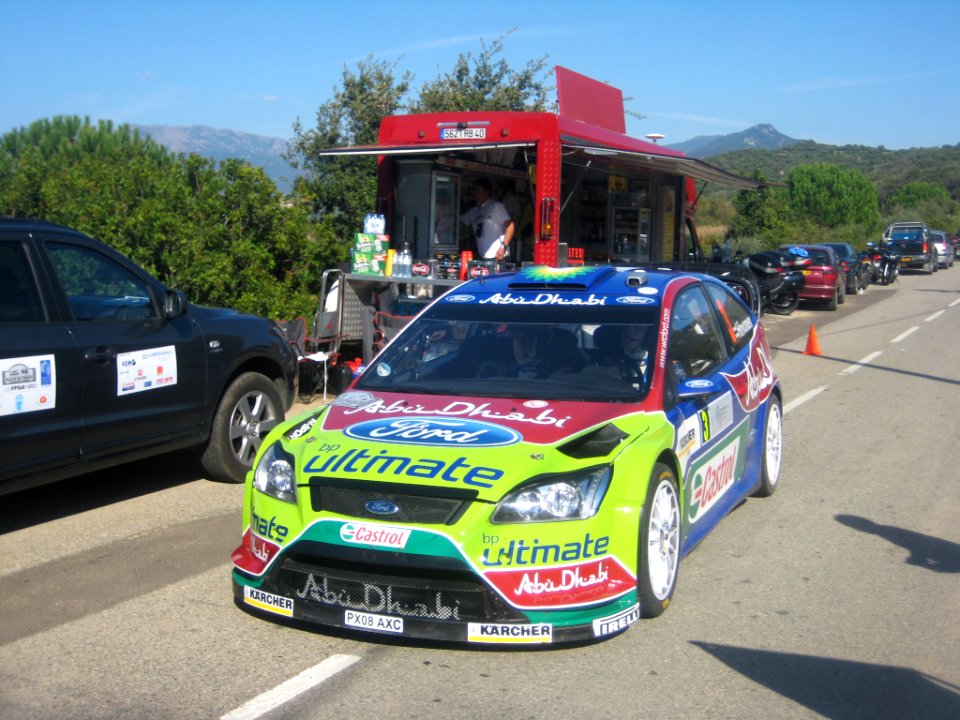 Mikko Hirvonen2 - 2008 Rallye de France SS5