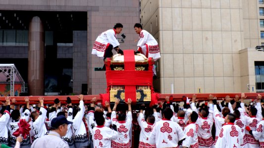Mikoshi Bumping 1st, Moterenka Daimikoshi VS Kotojin Daimikoshi 20151101d