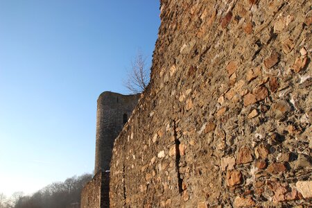 Stone castle wall hunsrück photo
