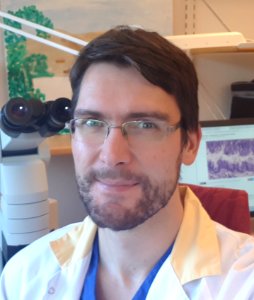Mikael Häggström at pathology in 2019 (crop)