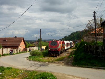 Mitrovica suburb train photo