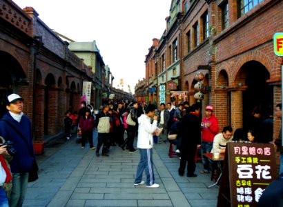 Minquan Old Street in Holiday