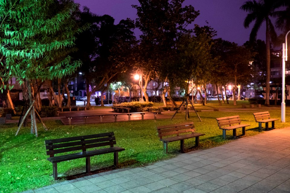 Minsheng Park Southwest Area in Night 20141218