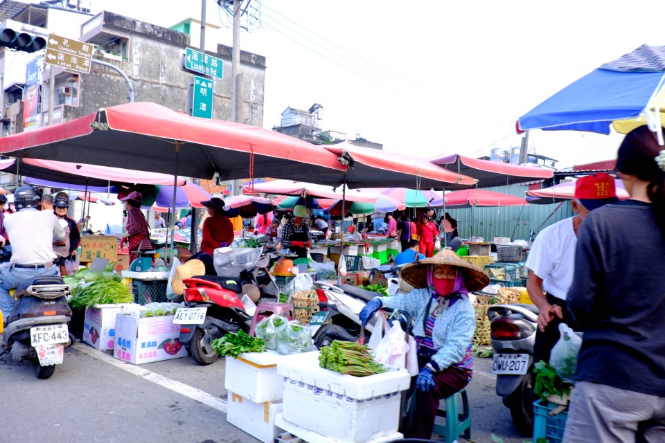 Morning Market beside Mingtan Road, Zuoying District, Kaohsiung 20151024