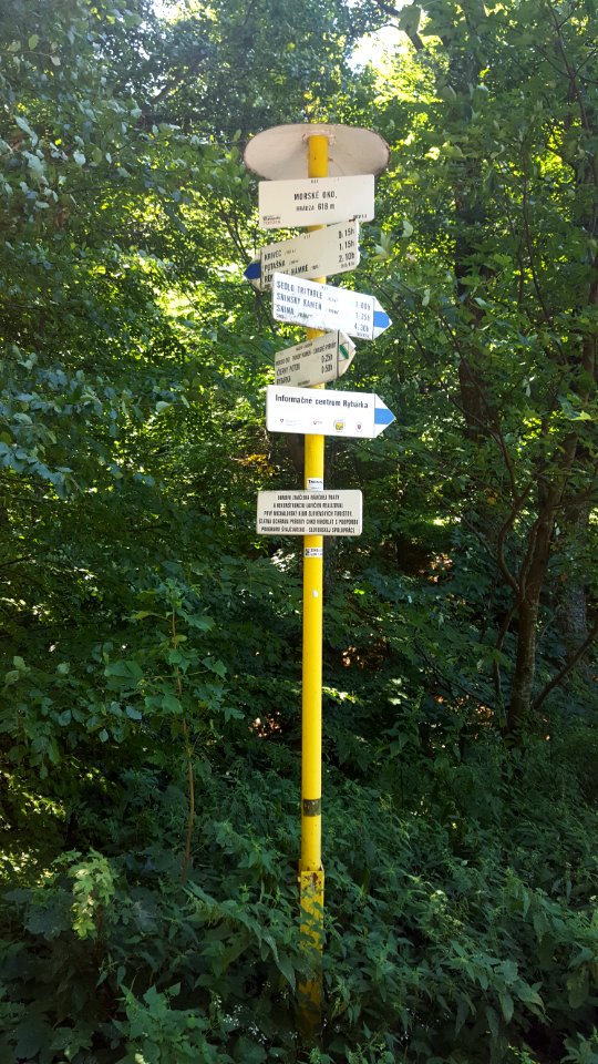 Morske oko arrow signs