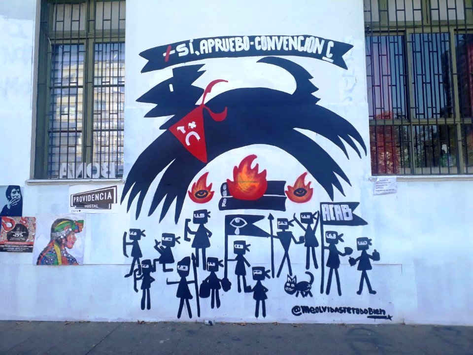 Mural en Vicuña Mackenna