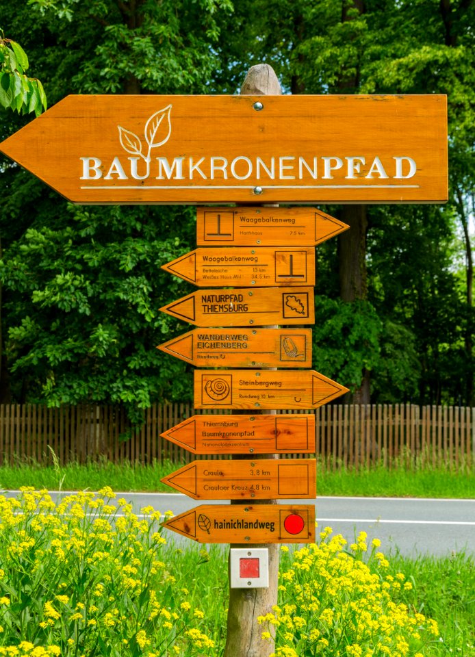 Nationalpark Hainich Wegweiser 23