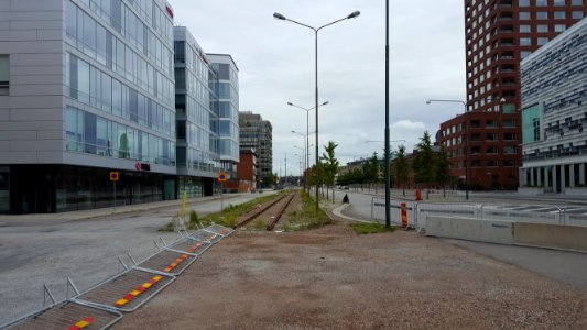 Malmo Limhamn Railway dismantled Neptunigatan