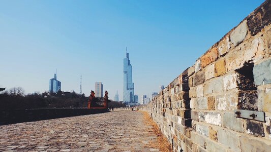 Nanjing the city walls china photo