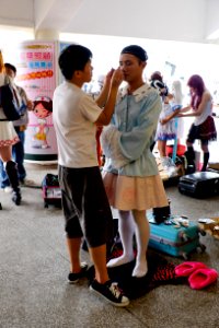 Male Cosplayer Make-up by Friend in FF26 20150829