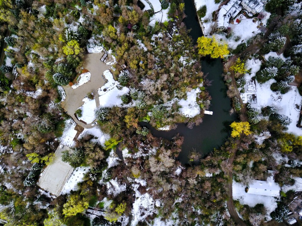 Aerial view river