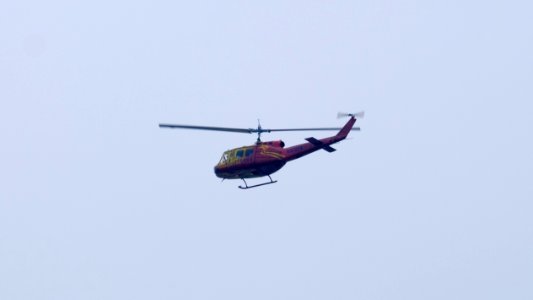 NASC UH-1H NA-519 Flight over Minsheng Community, Taipei 20160102