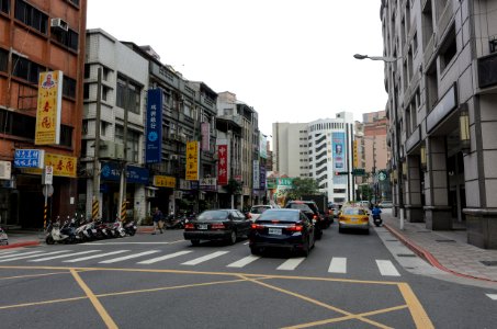 Nanjing West Road East View from Lane 302, Nanjing West Road 20151229 photo