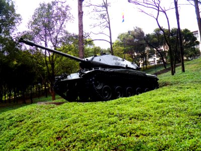 M41A3 Display at Slope of Education Building 20130302