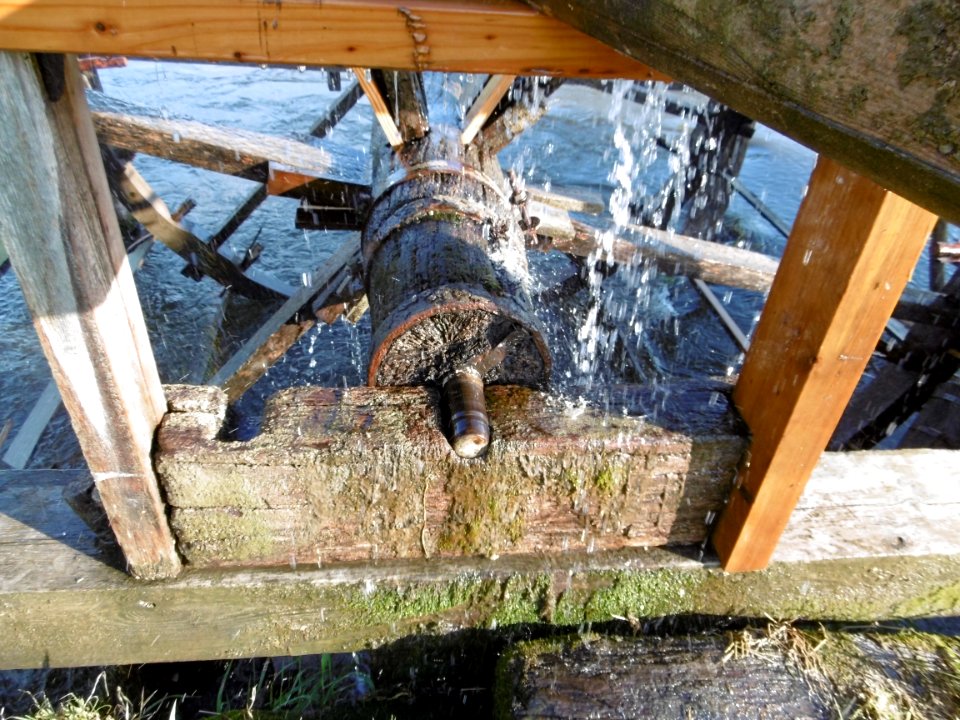 Möhrendorfer Wasserrad - Wellenlager