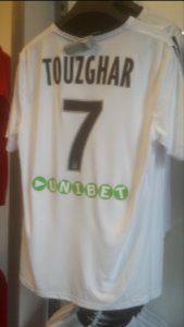 Maillot RC Lens blanc 2014-2015 Touzghar
