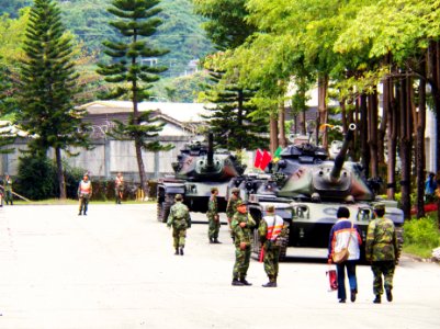 M60A3 TTS Parked nearby TDCD HQ Building before Exercise 20120324