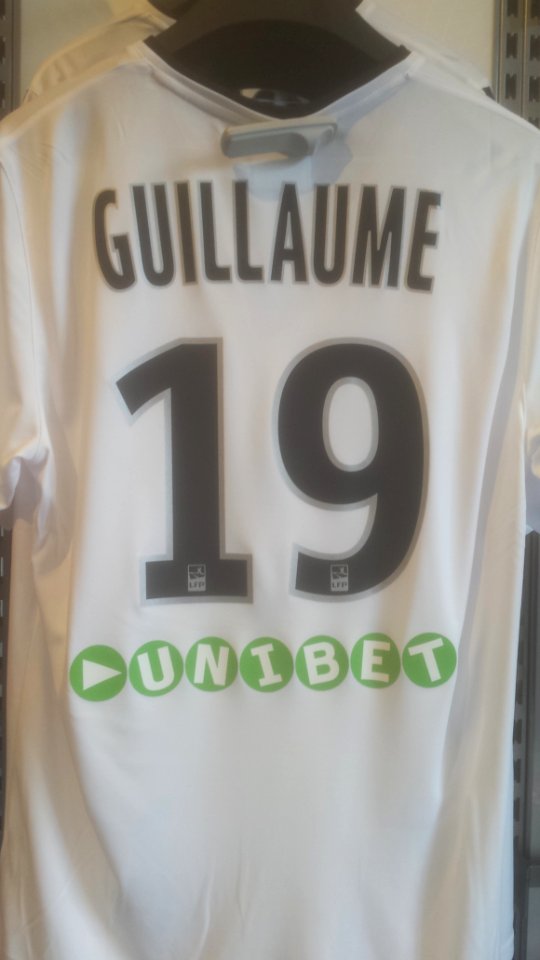 Maillot RC Lens blanc 2014-2015 Guillaume